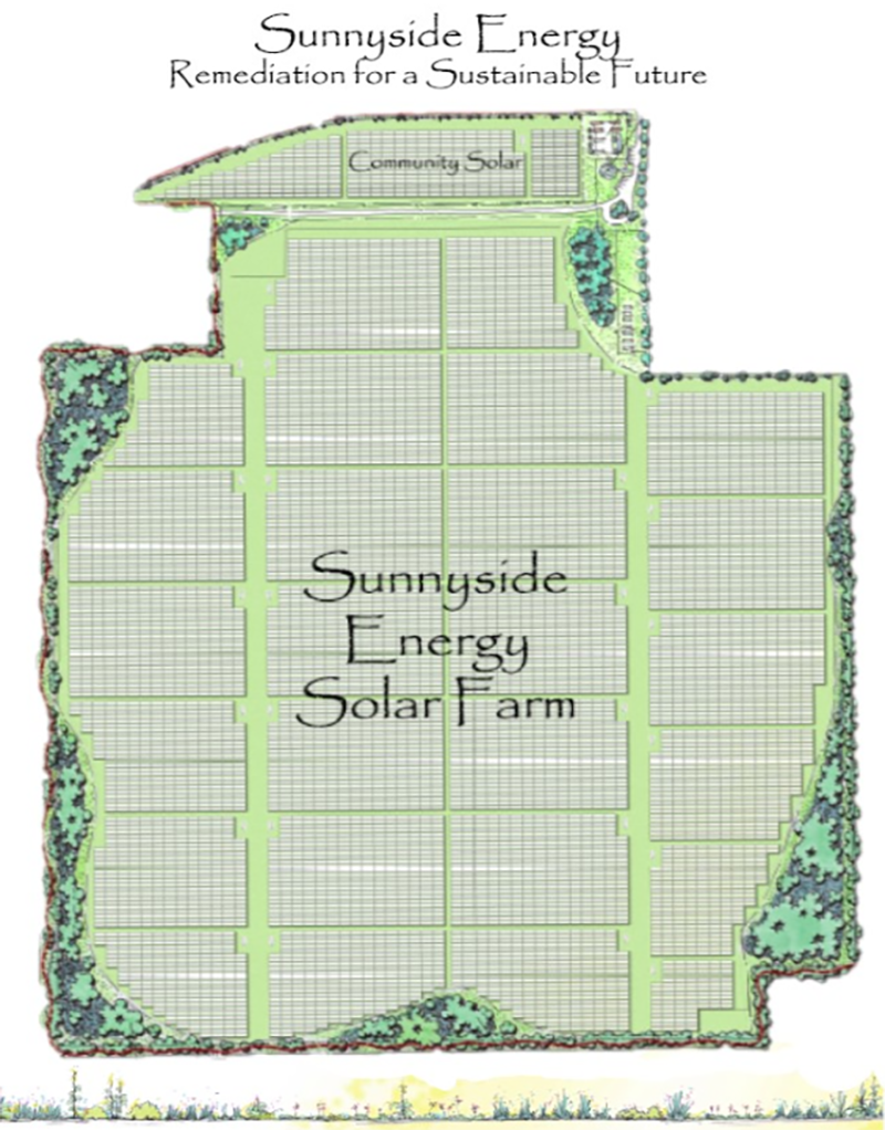 Sunnyside Solar Landfill Project Graphic